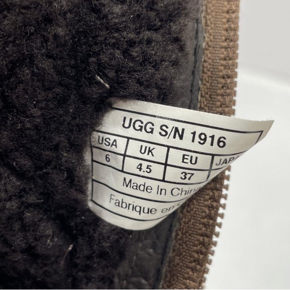 Like new, UGG, size 6, Broome II 1916 Chestnut Tan Leather, Boots, EUC - Picture 6 of 6